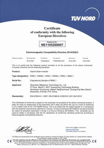CE IEC62109 